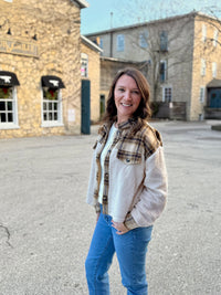 Hadley Button Down Plaid Jacket