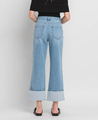 Aurora High Rise Cuffed Jeans