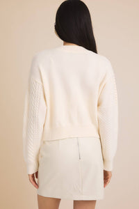 Luna Long Sleeve Cable Cardigan