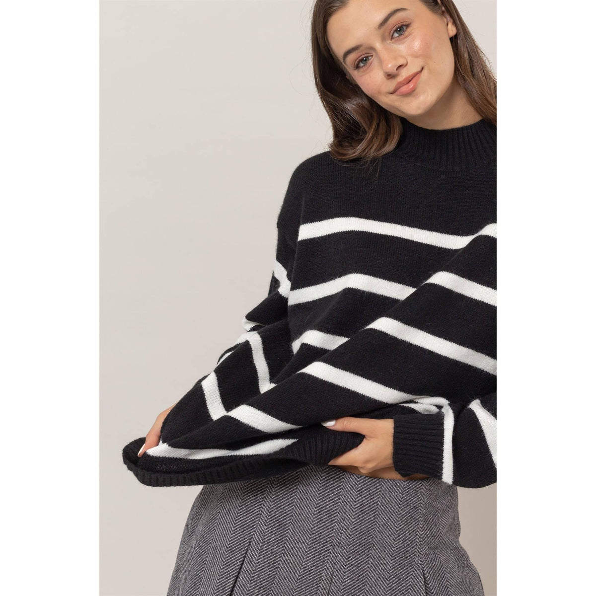 Stephie Striped Oversized Sweater