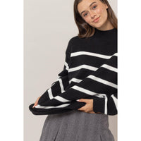 Stephie Striped Oversized Sweater