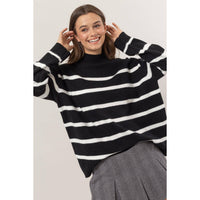 Stephie Striped Oversized Sweater