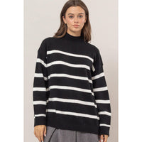 Stephie Striped Oversized Sweater