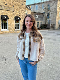 Hadley Button Down Plaid Jacket