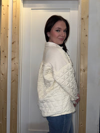 Tilla Oversized Quilted Cozy Shacket Jacket