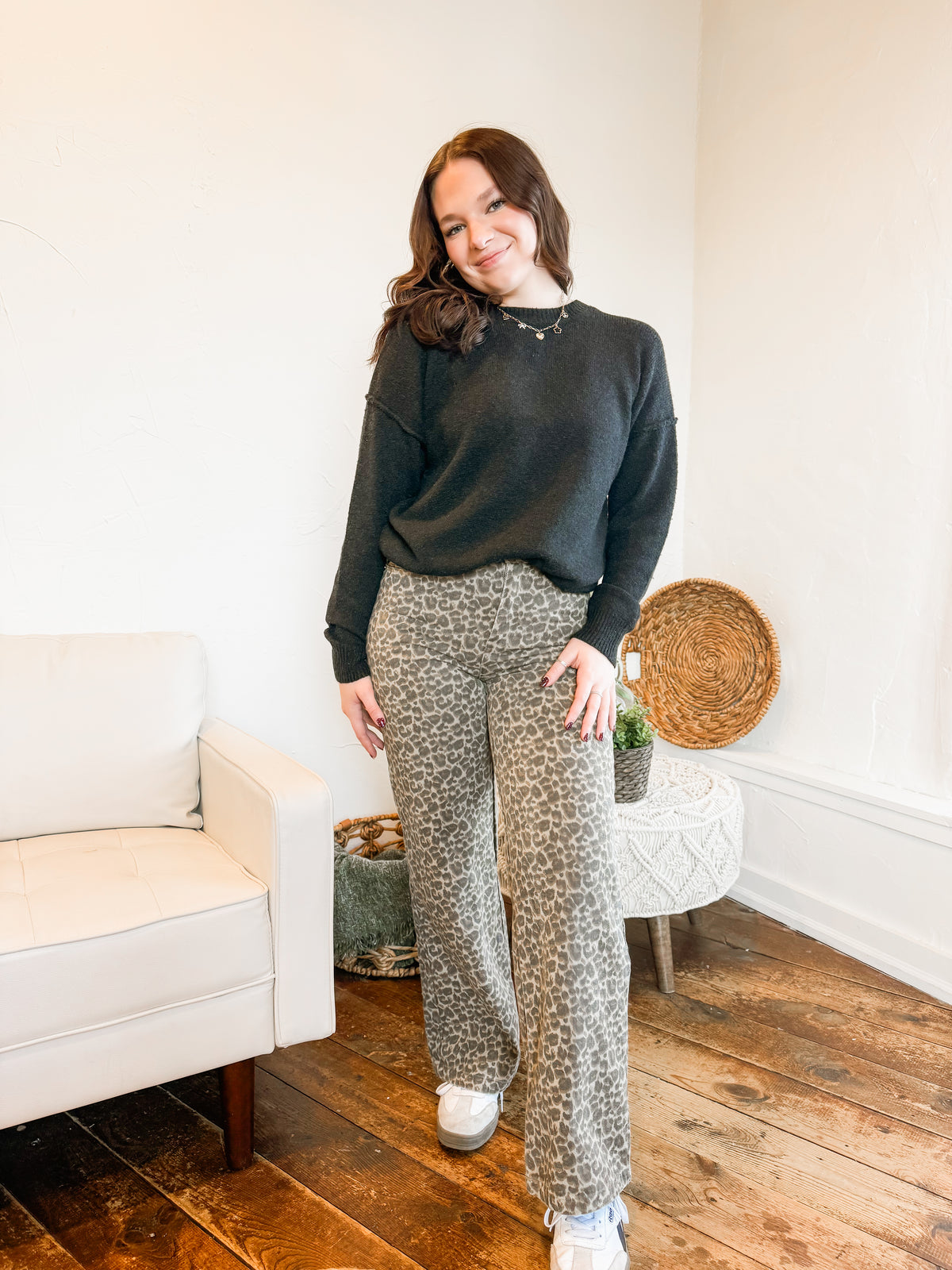 Hazel Leopard Pants