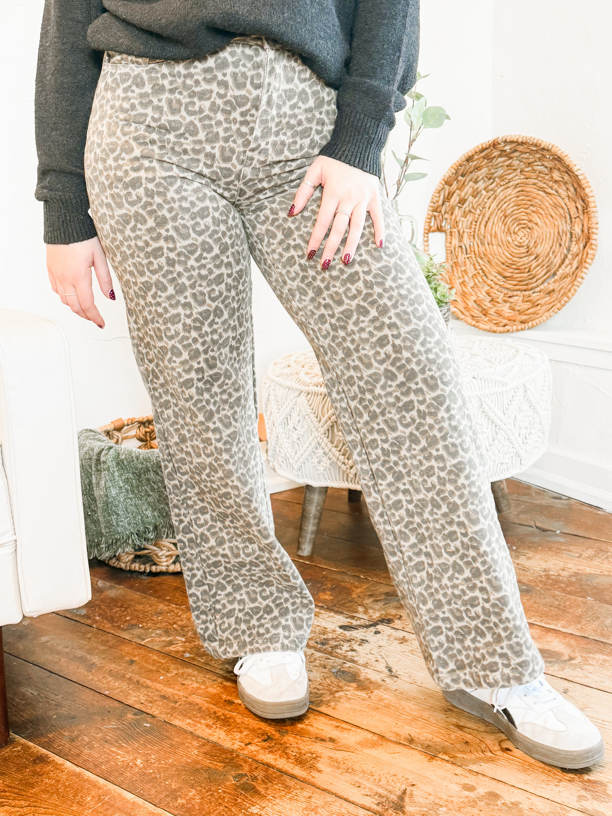 Hazel Leopard Pants