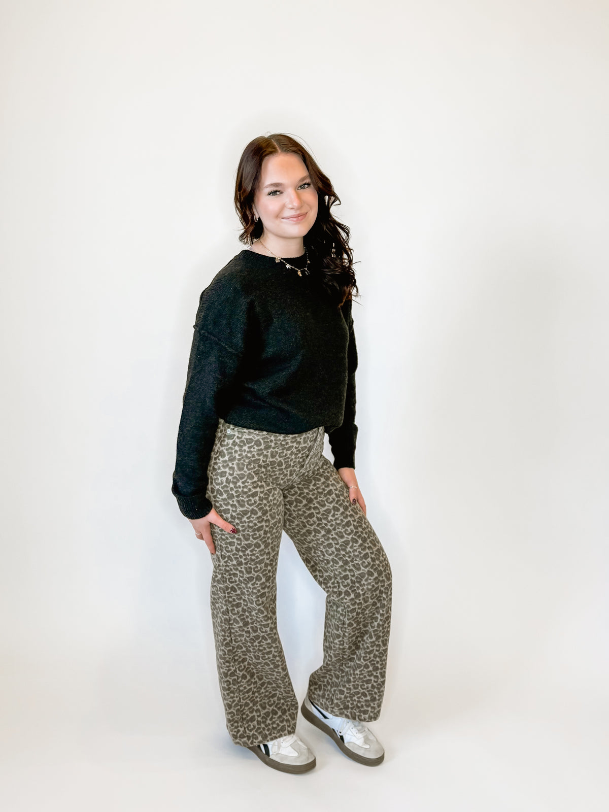 Hazel Leopard Pants