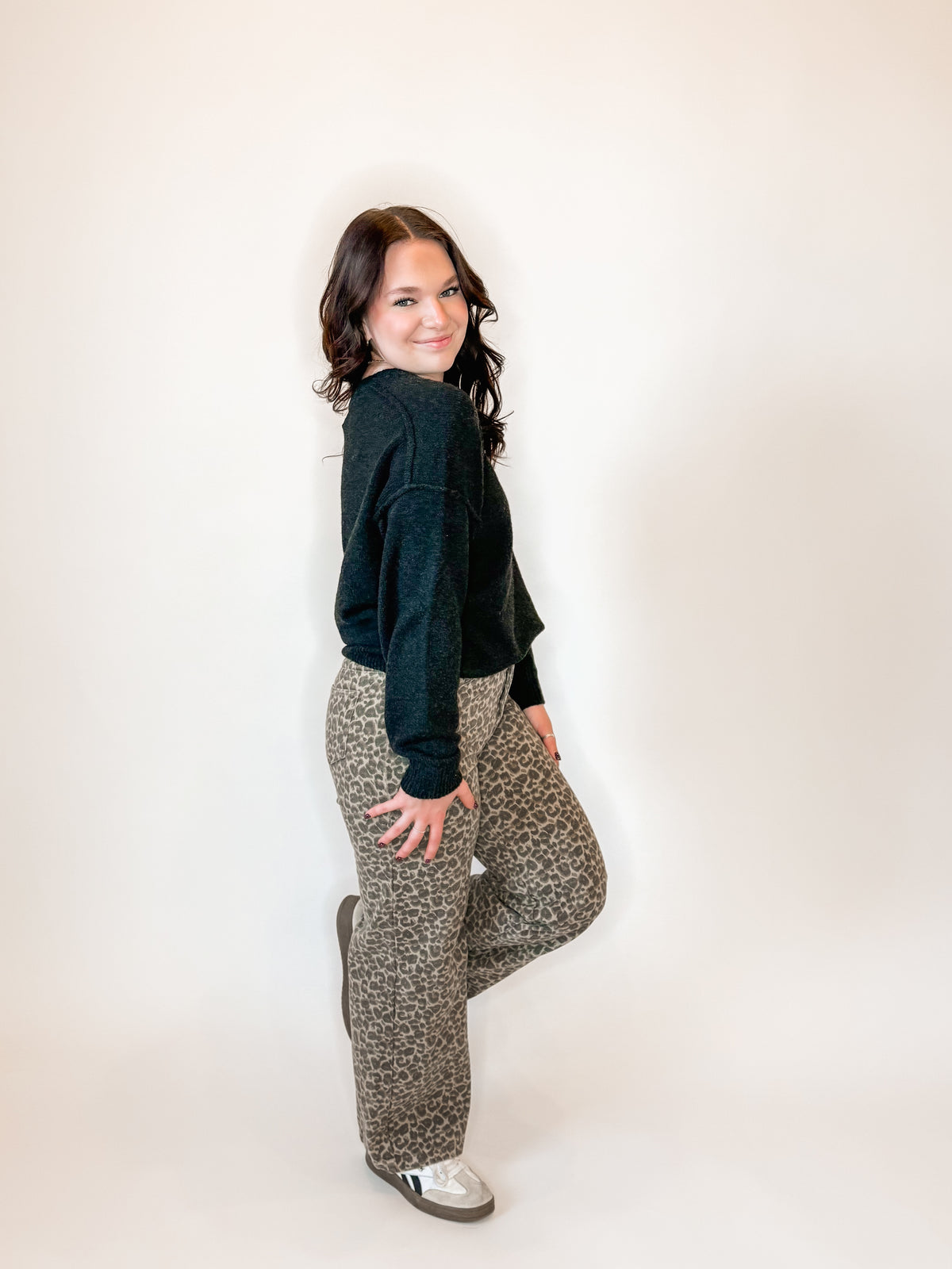 Hazel Leopard Pants