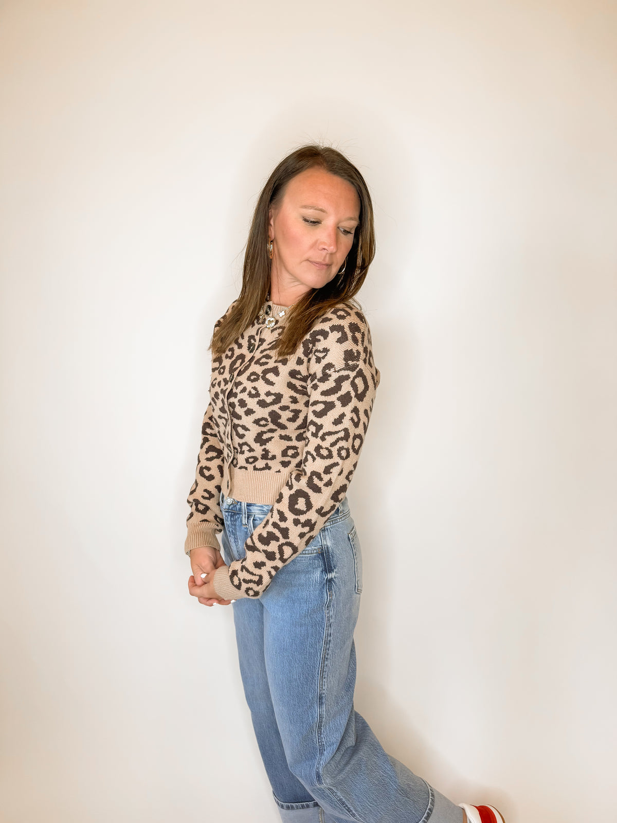 Tabby Leopard Cardigan