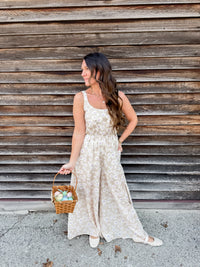 Flowy Wide-Leg One-Piece