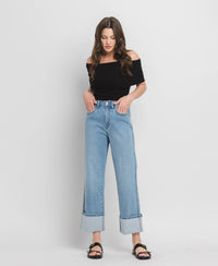 Aurora High Rise Cuffed Jeans