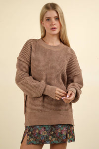 Bella Oversized Knit Sweater Pullover Top