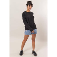 Annika Crew Neck Seam Detail Sweater